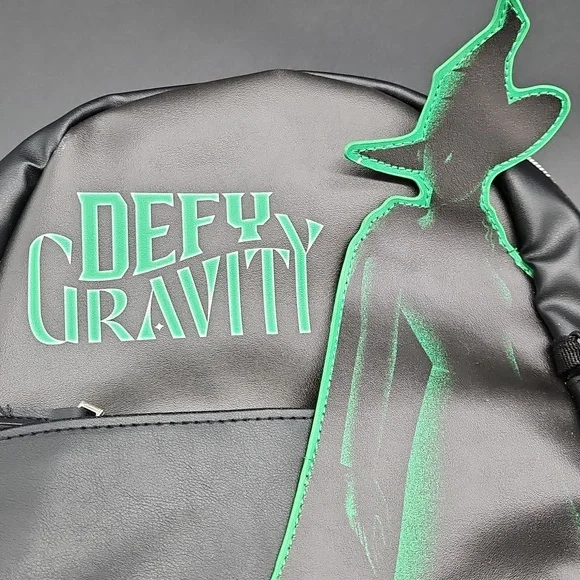 NWT 'Wicked' Defy Gravity Black and Green Backpack - Picture 7 of 7